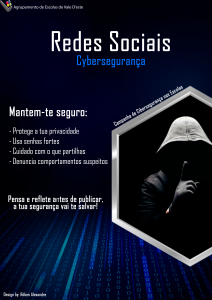 cartaz cibersegurança Ruben Alexandre
