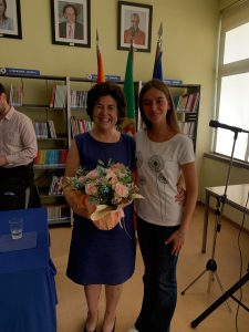 Dra. Isabel e aluna Sofia